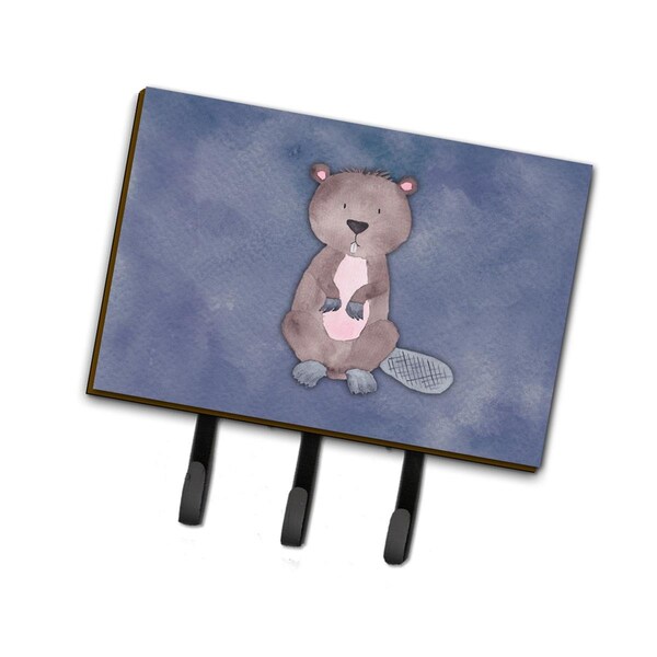 Jensendistributionservices Beaver Watercolor Leash or Key Holder MI1713524 - main